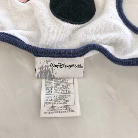 Walt Disney World Mickey Mouse Disney Bib for Infant Authentic Disney Park Merch - Picture 4 of 6